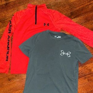 Boys small Under Armour bundle